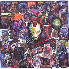 Load image into Gallery viewer, 50 PCS Neon Super hero Avengers Stickers