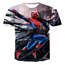 Load image into Gallery viewer, 3D Spider Man Printed T-shirt