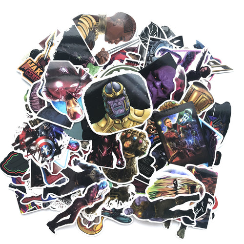 100pcs/pack Super hero Thanos Stickers