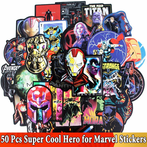 50 Pcs/Lot JDM Super Hero Stickers
