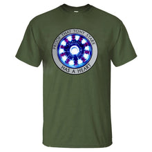 Load image into Gallery viewer, Tony Stark Has A Heart Tshirt
