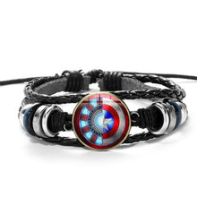 Load image into Gallery viewer, 3D Marvel Leather Bracelet