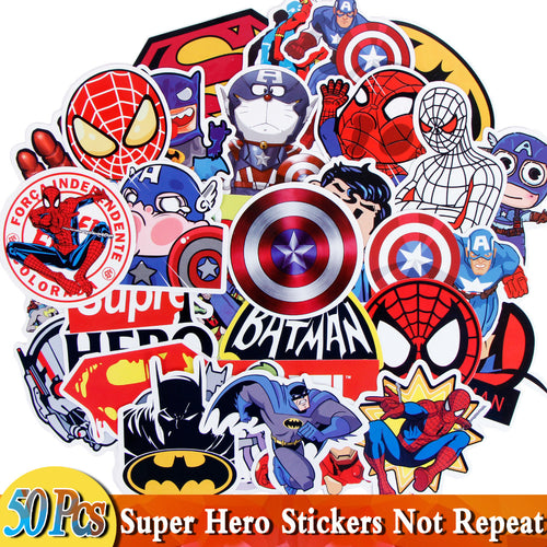 50 Stickers Movie Super Hero for Marvel for Avengers Sticker